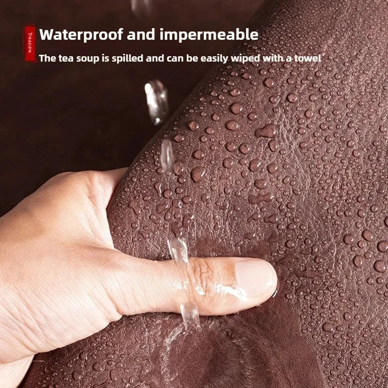 Retro XL Mauspad wasserfest PU Wildleder