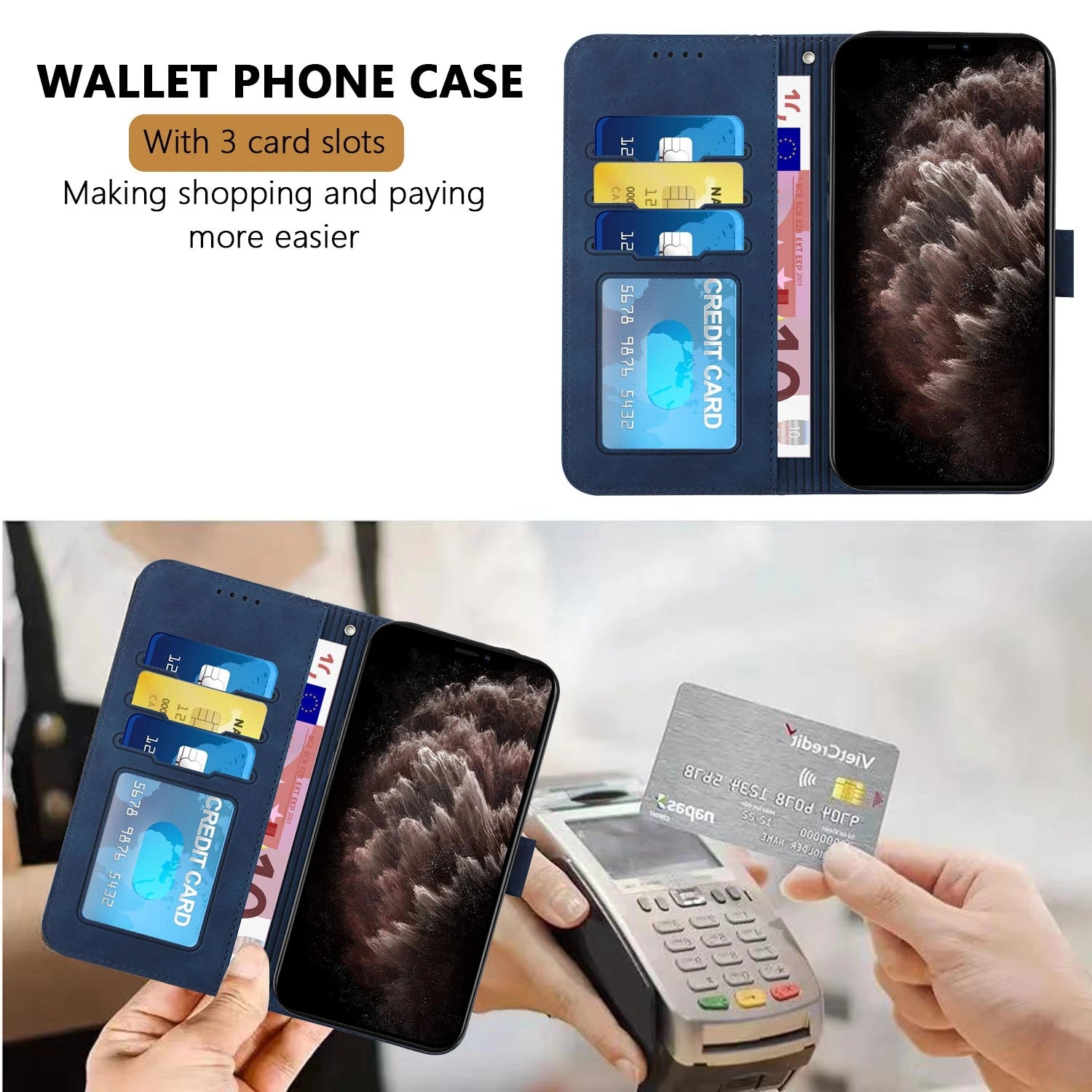 Leder Flip Hülle für Redmi Note Serie