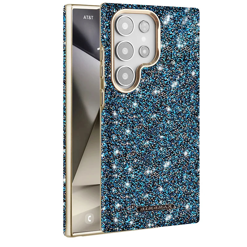 Luxus Glitzer Magnet Hülle für Samsung S25 Ultra