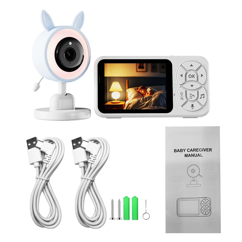 3,5 Zoll Baby Monitor RGB Nachtlicht Nachtsicht