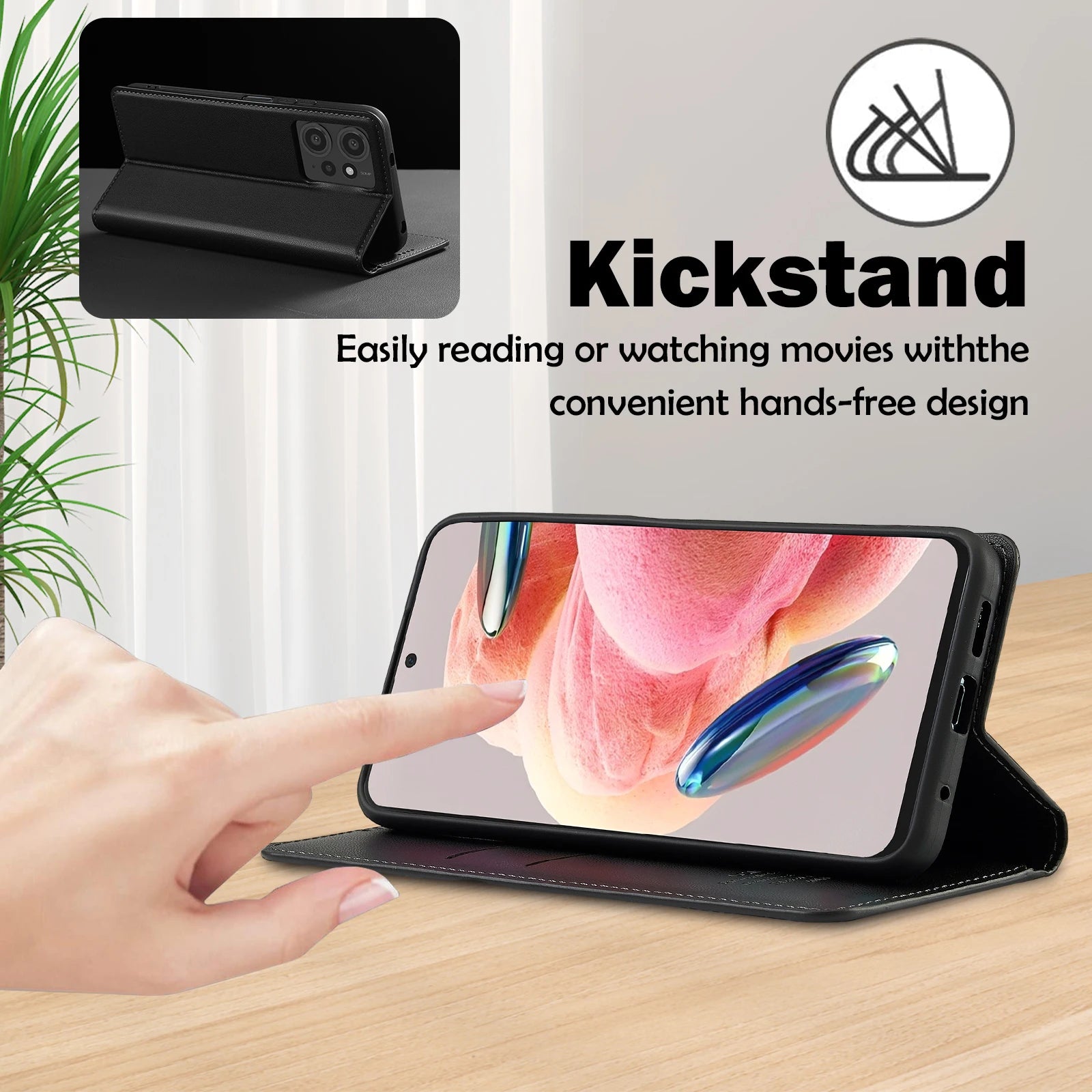 Business Flip Tasche für Redmi & Poco