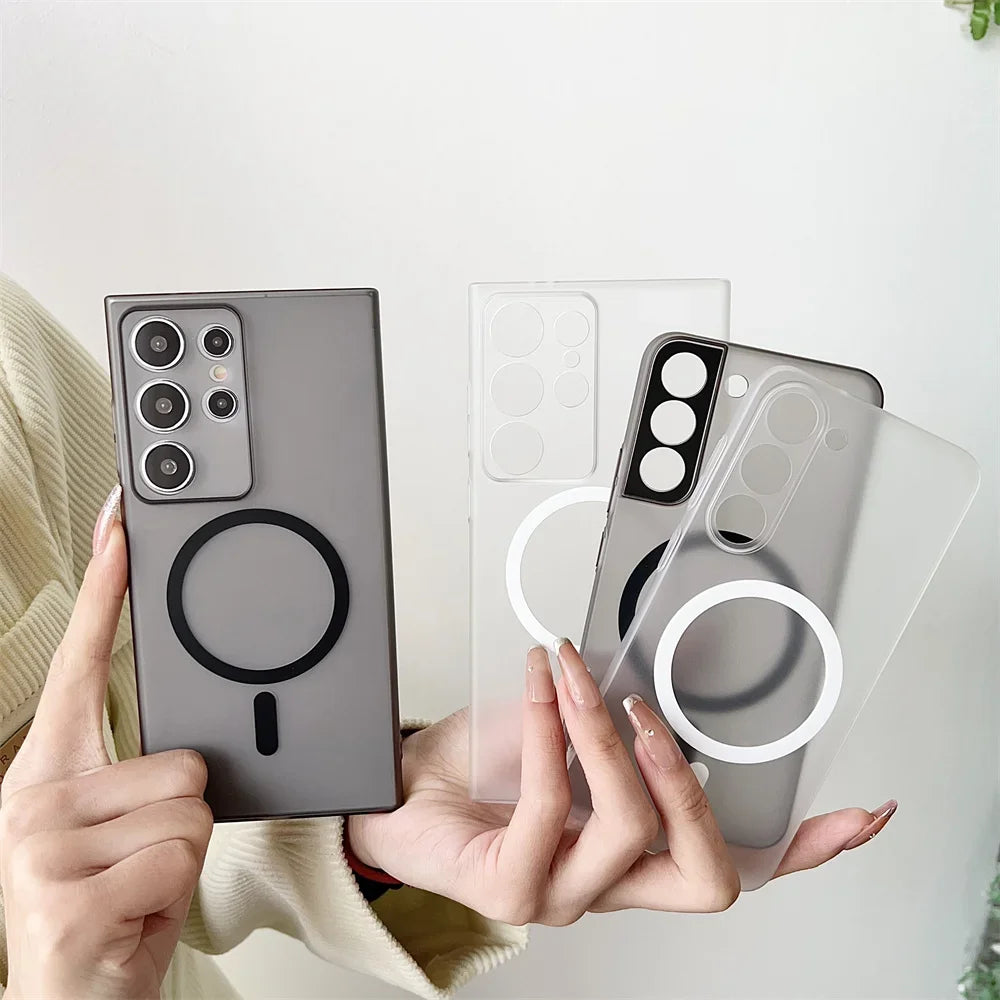 Matte Magnetische Hülle für Samsung Galaxy