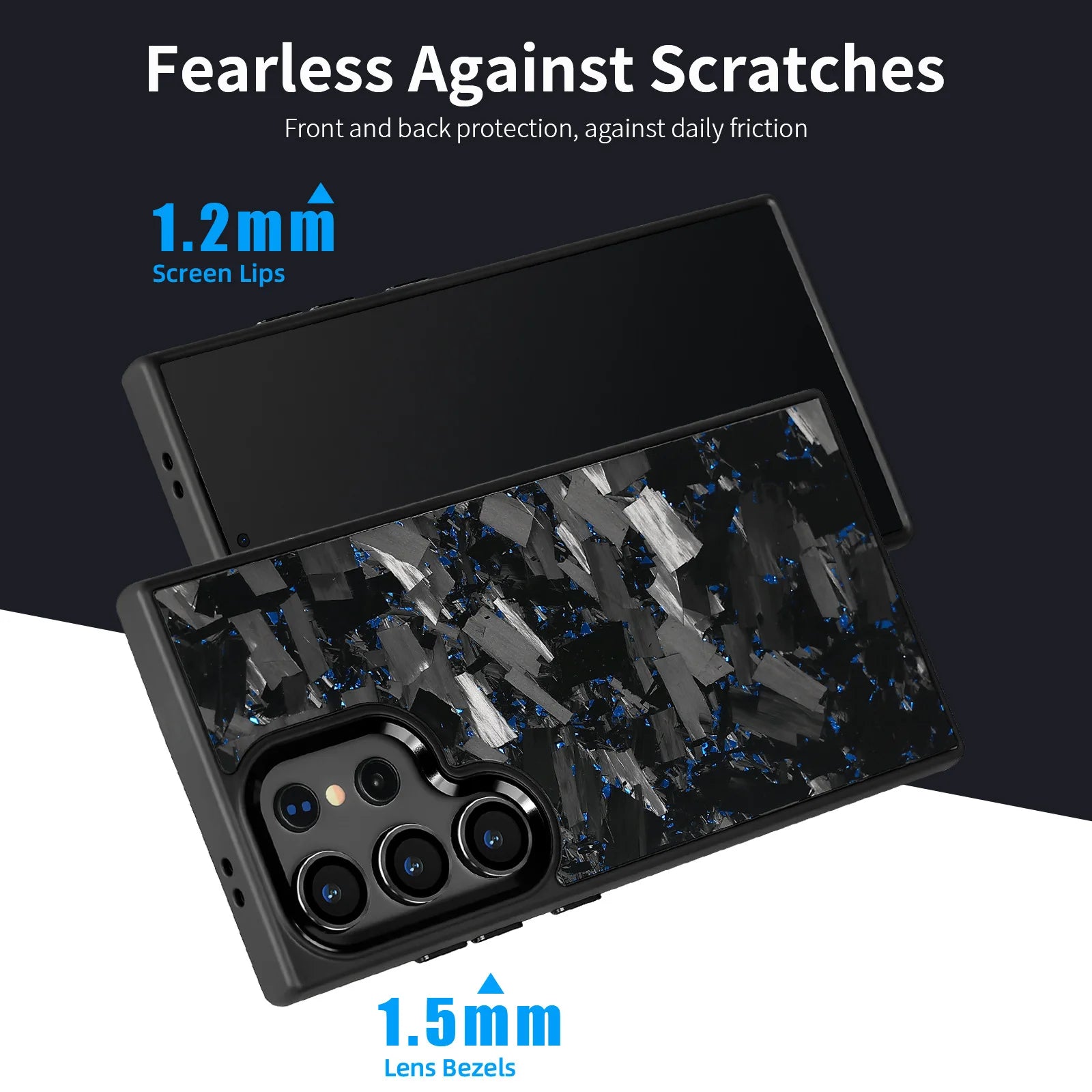 Carbon Fiber Magnet Hülle für Galaxy S25 S24 S23 Ultra