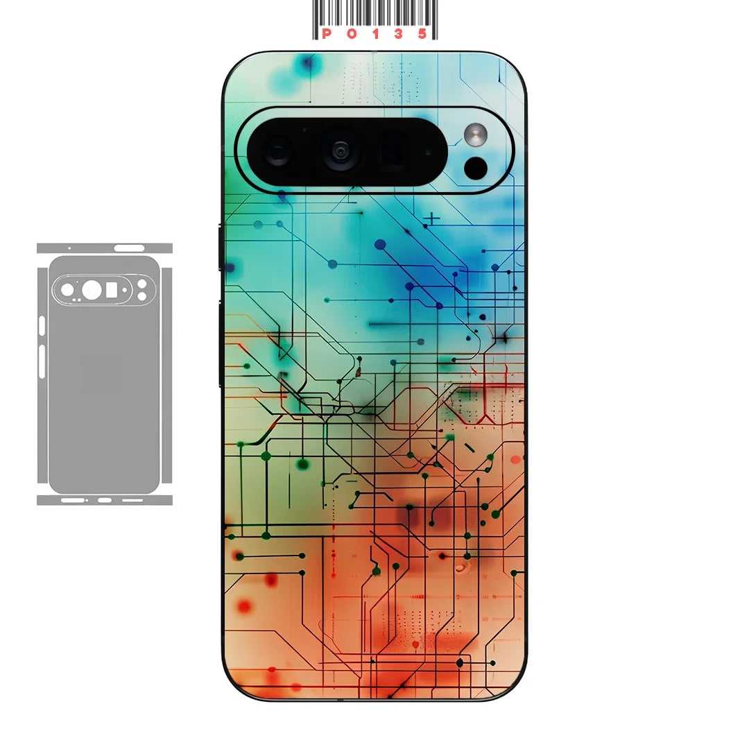 Bunte Haut-Aufkleber für Pixel 9/8/7