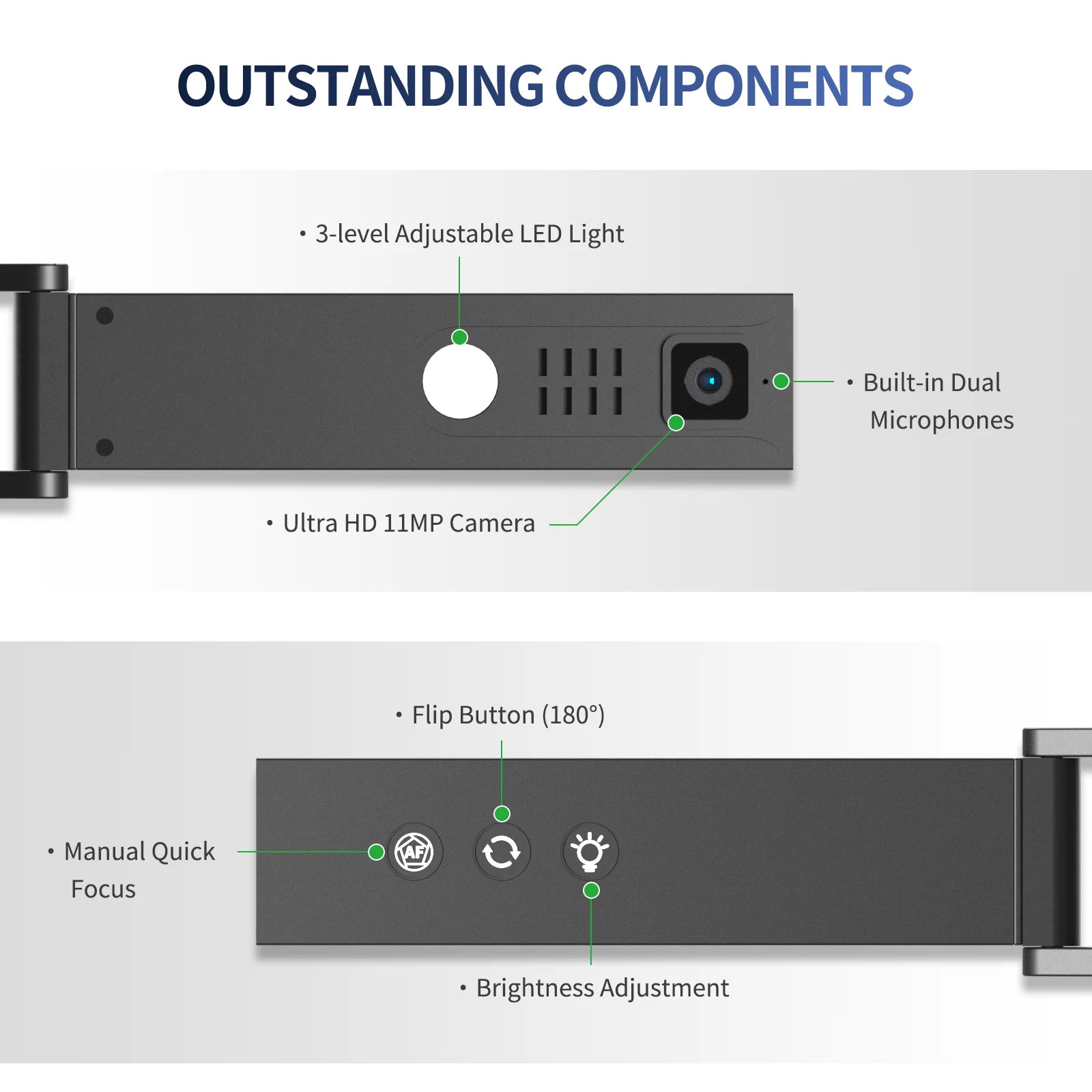 4K Dokumentenscanner & Webcam mit Mikrofon