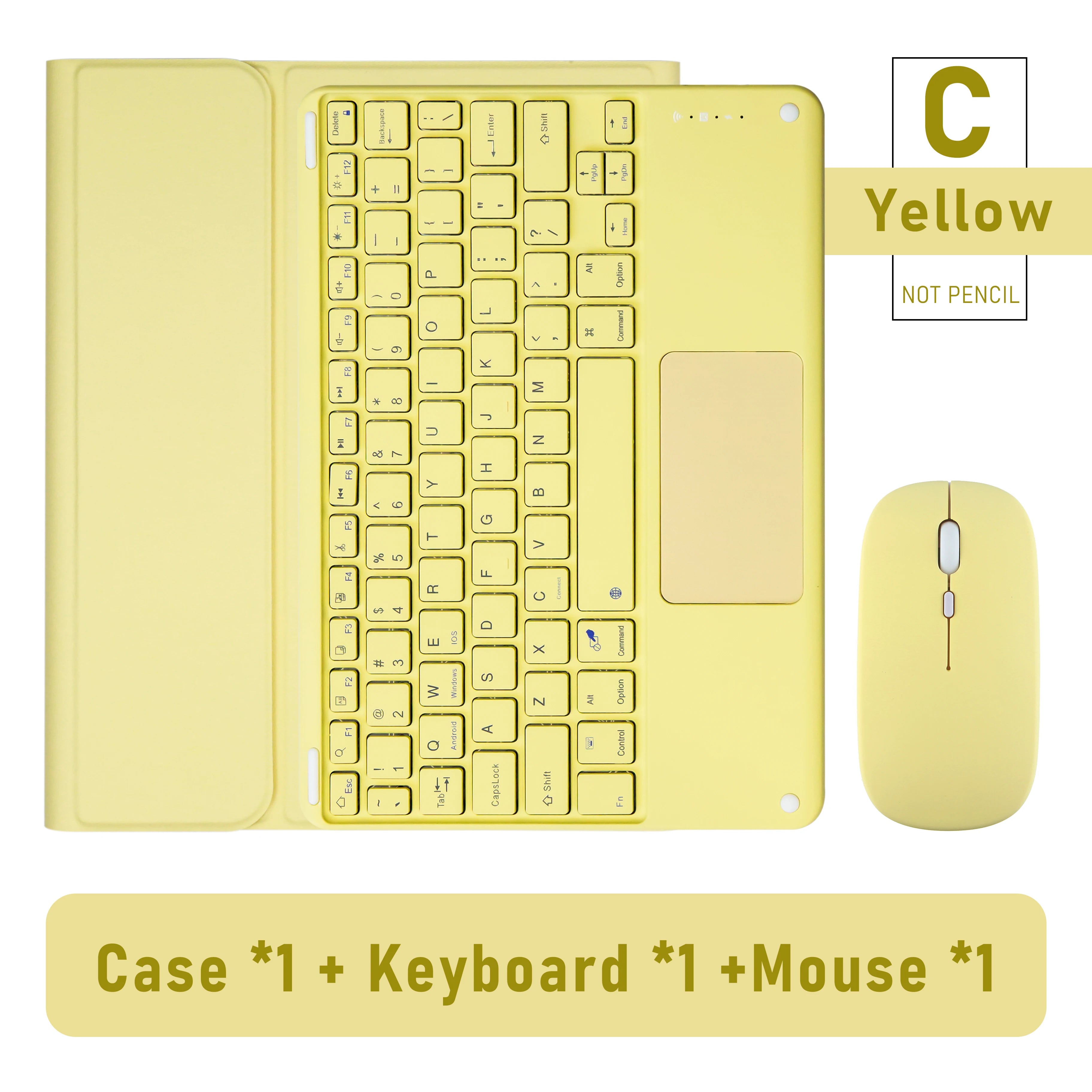 Kabellose Tastatur & Maus für iPad Hülle