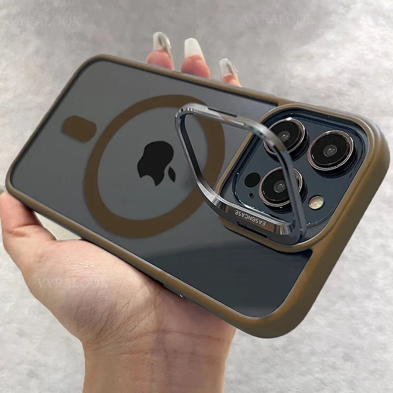 Magnetic case for iPhone 17 with lens protection