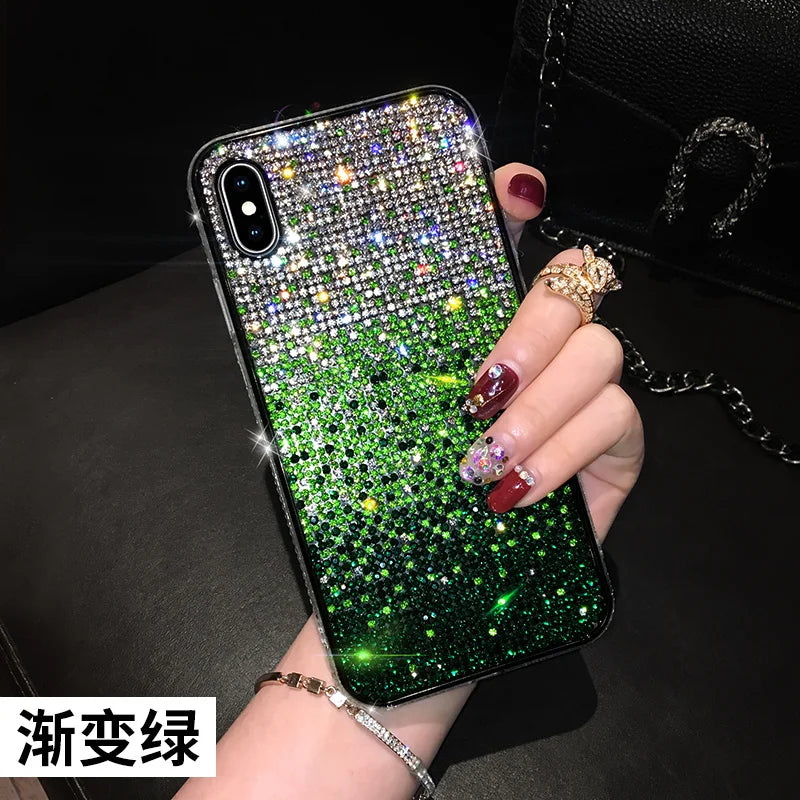 Glänzende Glitter Diamond Hülle für Samsung Luxus