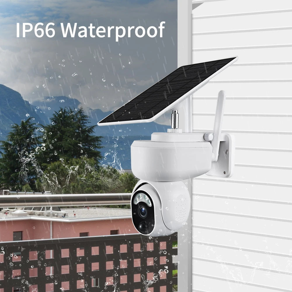 4G Solar Überwachungskamera 2K WLAN Outdoor Sicherheit