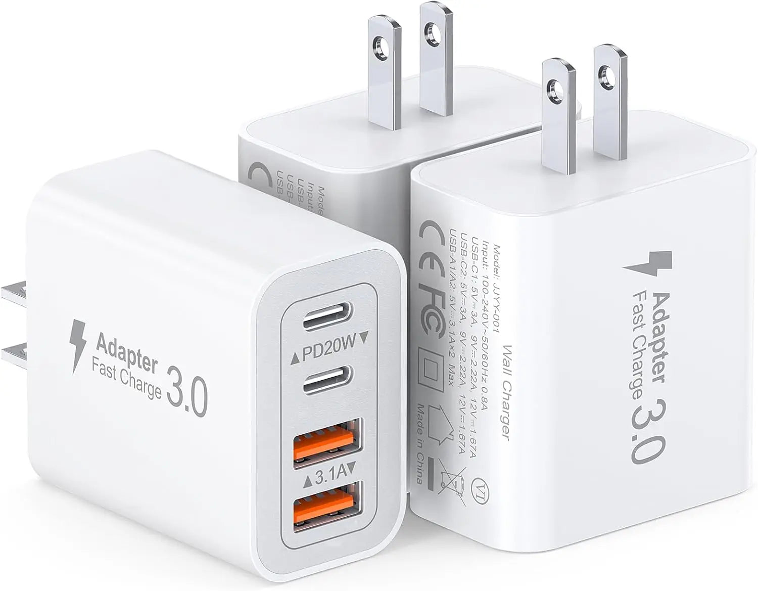 40W USB-C charger with 4 ports