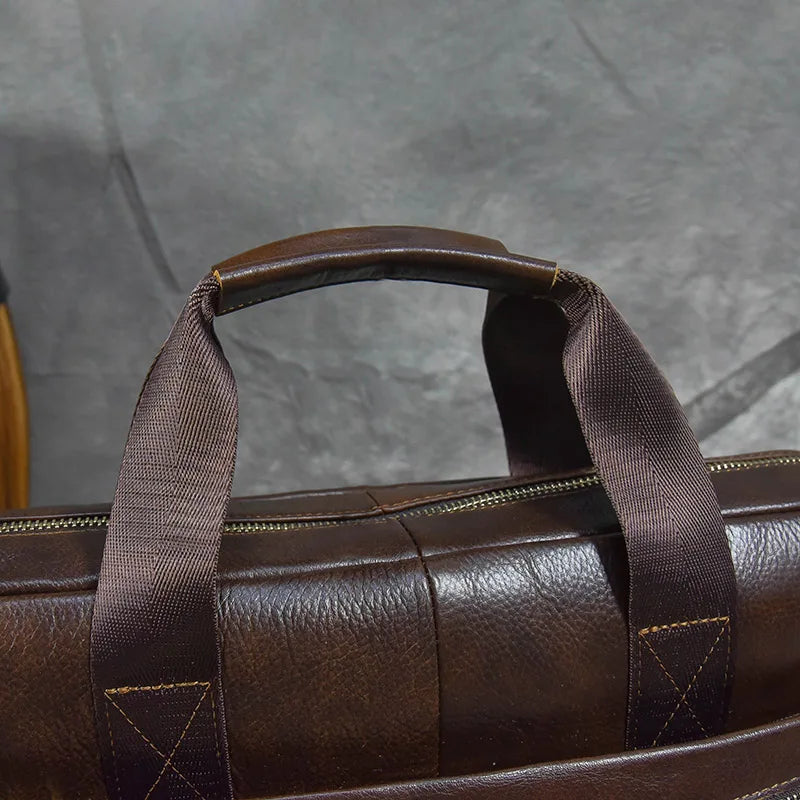 Aktentasche Leder für 15,6 Zoll Laptop