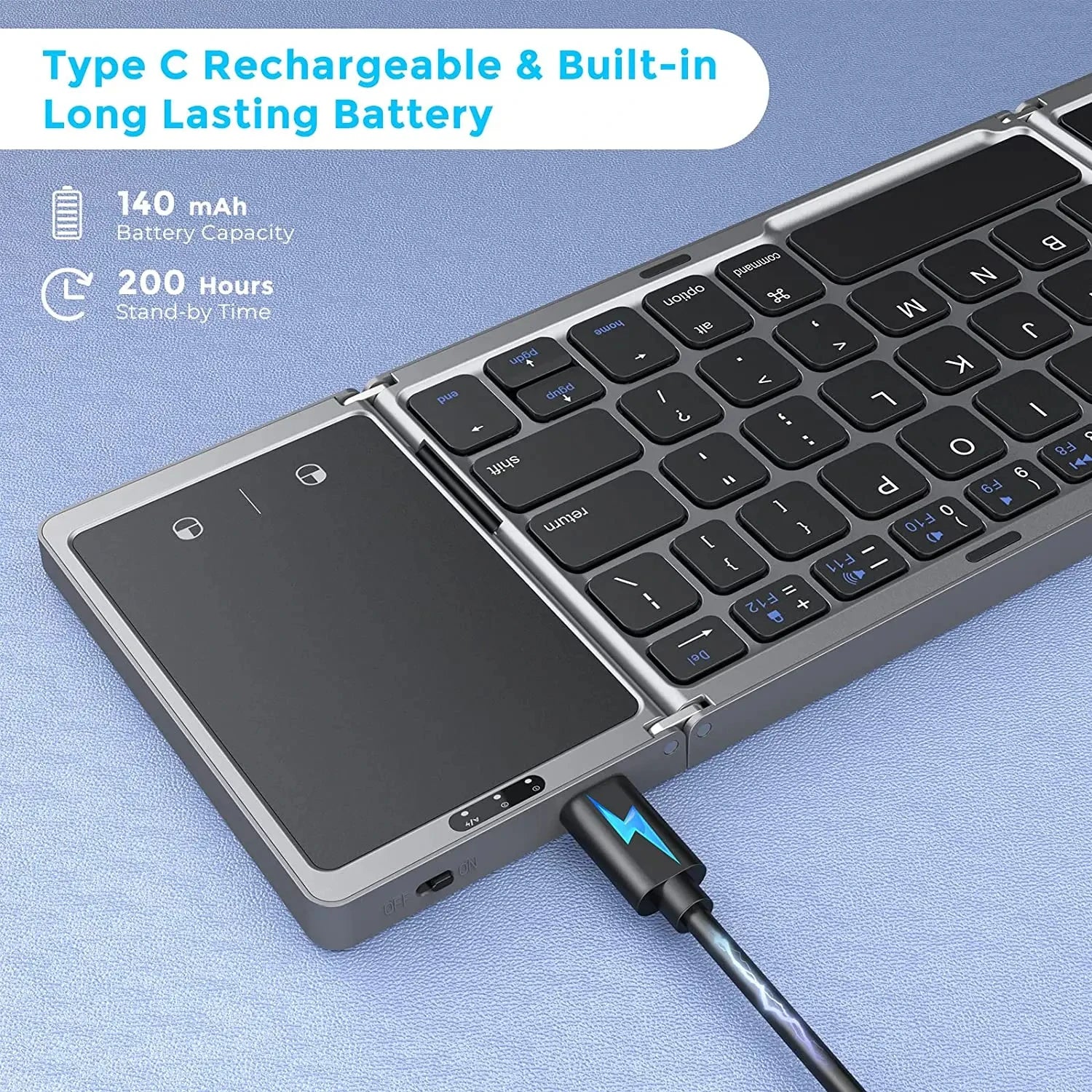 Faltbare Bluetooth 5.1 Tastatur