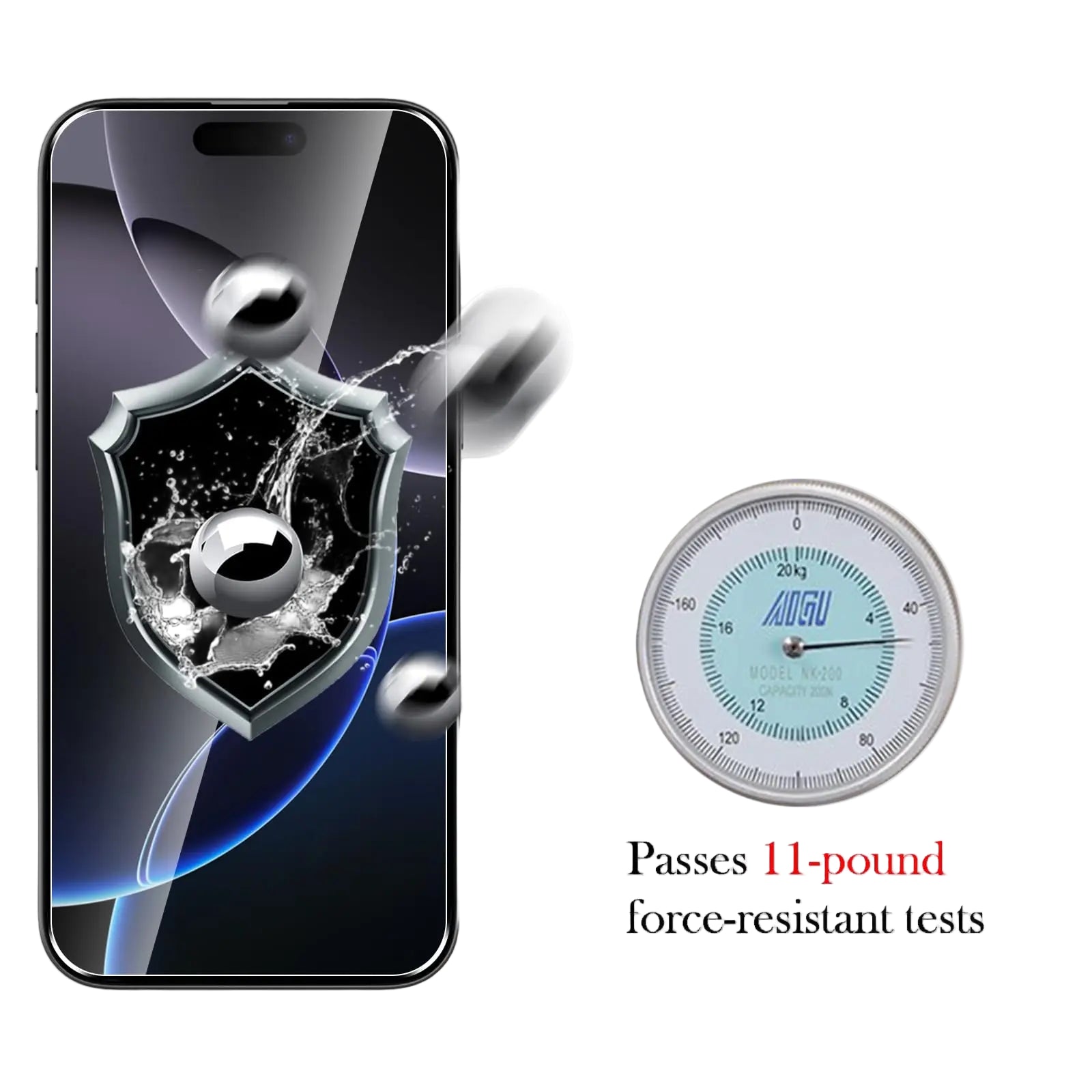 HD Kristallglas Displayschutz für iPhone 17 Serie