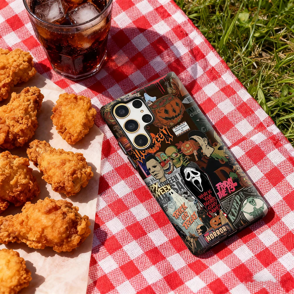 Halloween Horror Phone Case for Galaxy S25 S24 S23