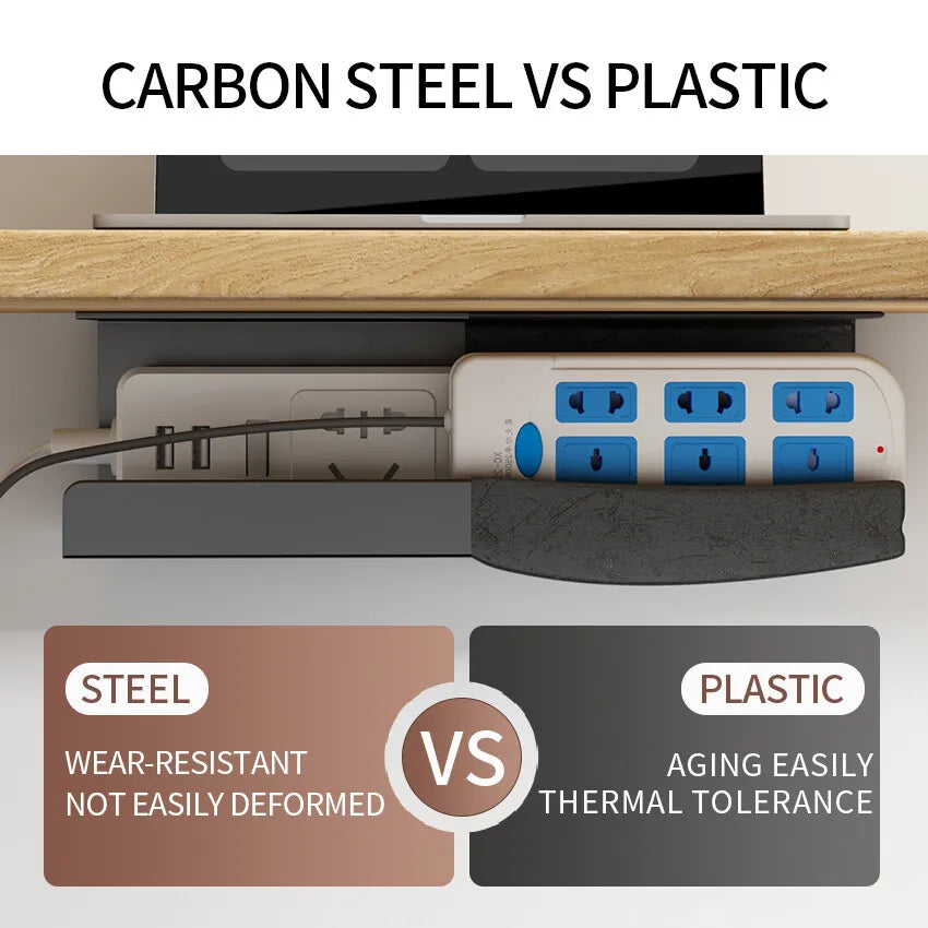 Kabel-Organizer Unter Schreibtisch Selbstklebend Praktisch