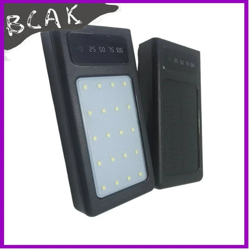 500000mAh Ultra-thin Solar Power Bank with Cable