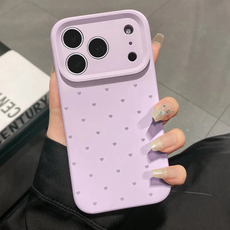 Niedliche Herz Candy Case für iPhone 17