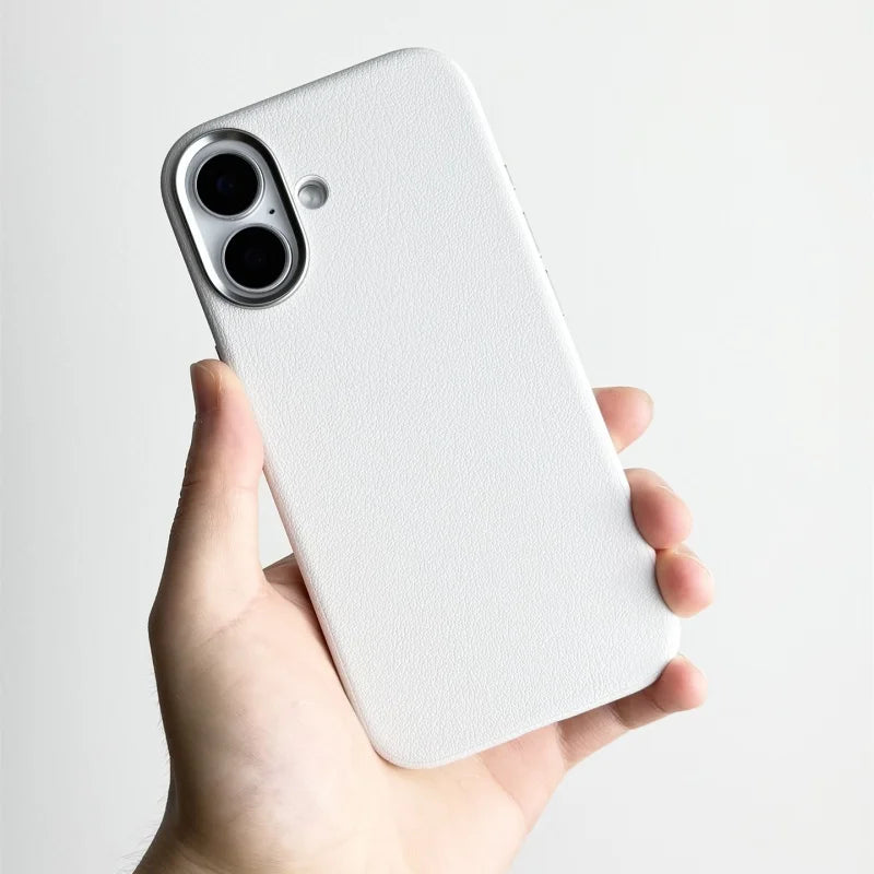 Elegante Magnet-Lederhülle für iPhone 17 Pro Max