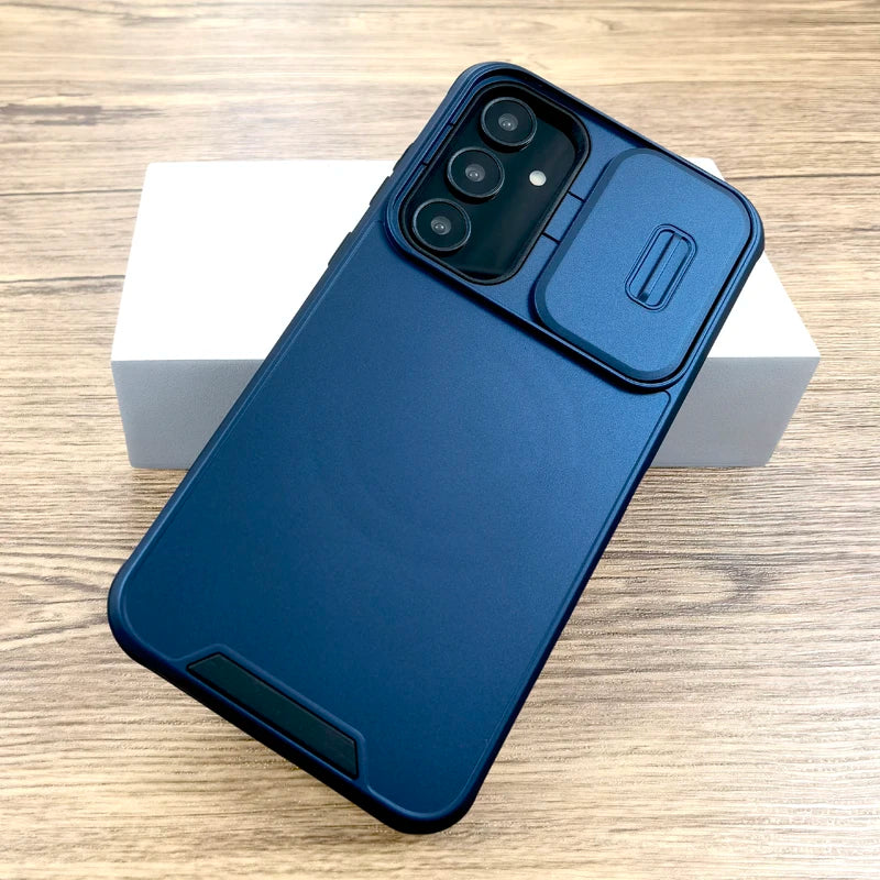 Shockproof armor case with camera protection for Samsung Galaxy S25