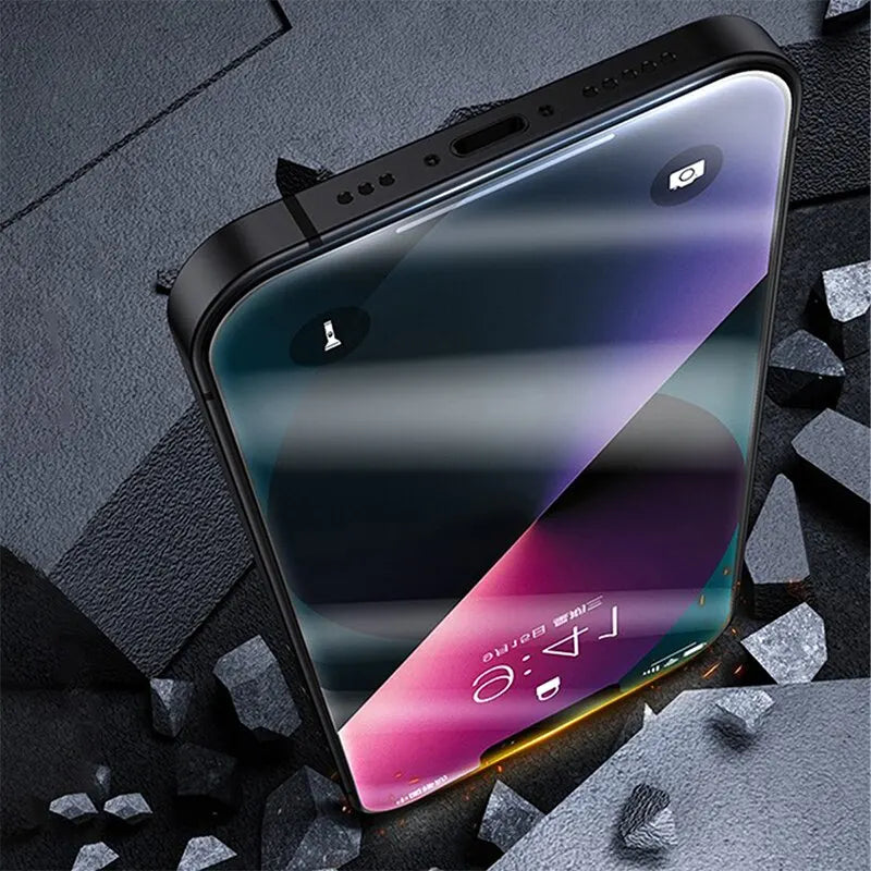 4 Stück iPhone Sichtschutz Glasfolie