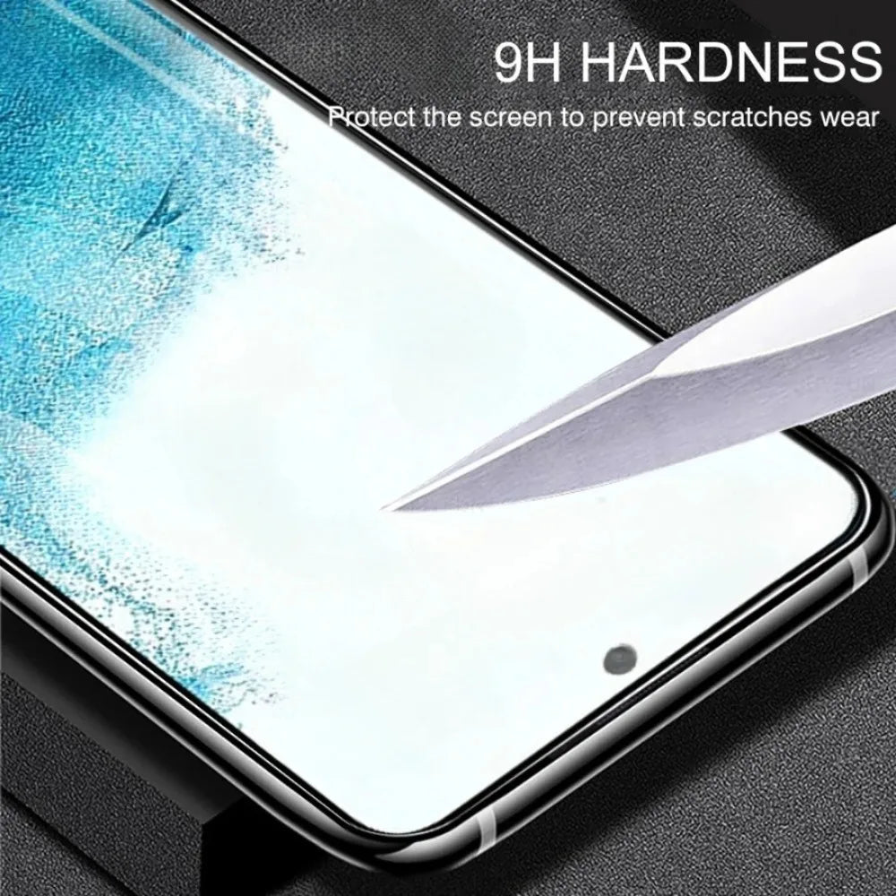 4-pack of full-cover tempered glass screen protectors for Samsung Galaxy