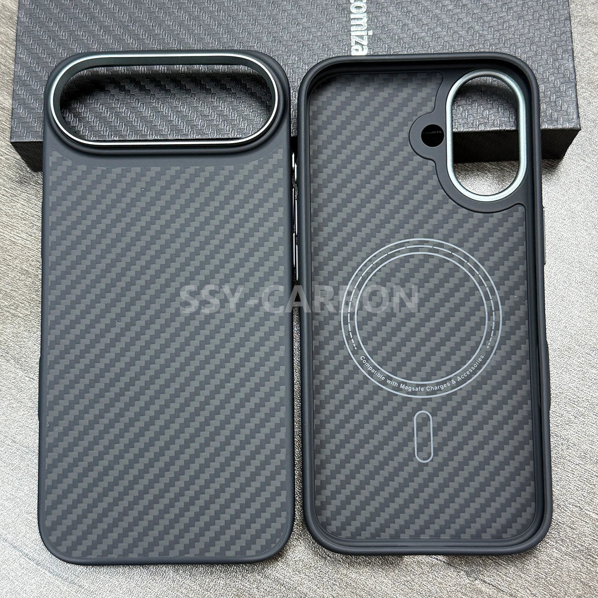 Echte Kohlefaser Hülle für iPhone 17 Serie