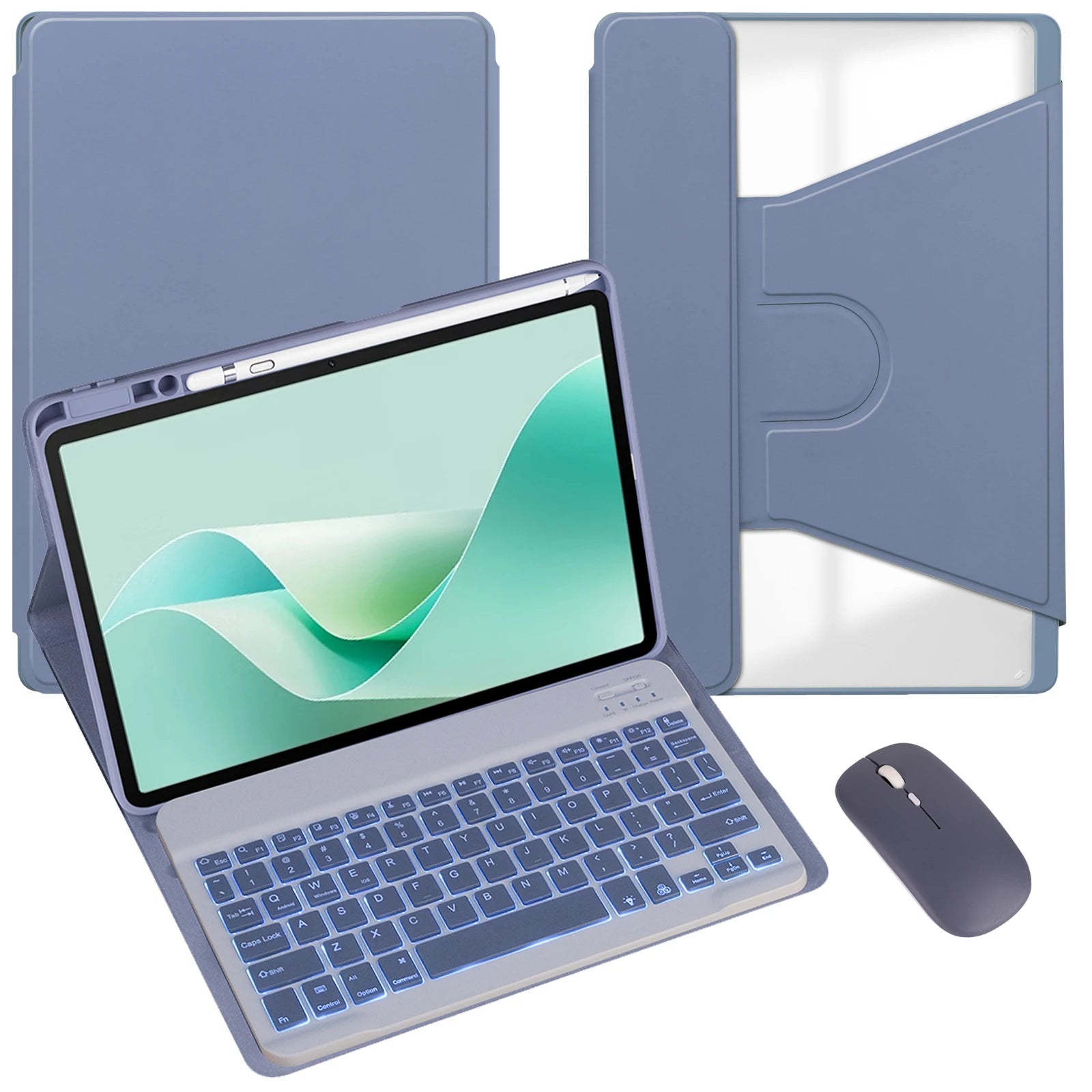 360° Drehbare Hülle mit Tastatur iPad Air Pro