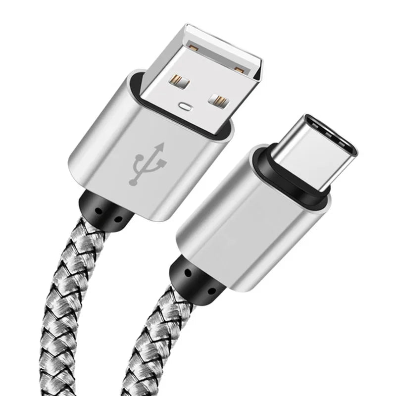 USB A auf Typ C Schnellladekabel Nylon