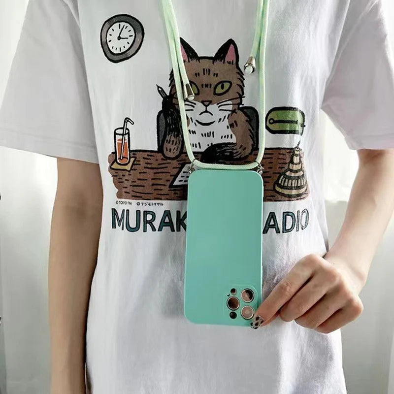 Umhängehülle mit Band für Oppo A5 Pro 2025