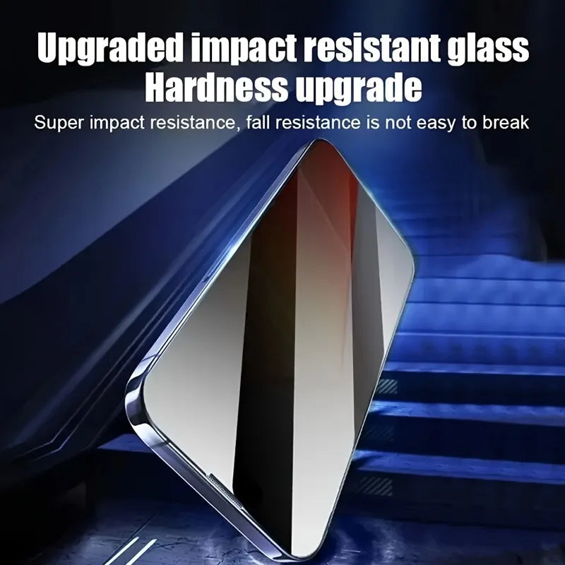 3 Stück Schutzglas für iPhone 17–11 Pro, Privatsphäre Sichtschutz Privacy