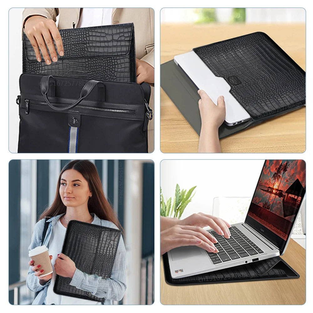 PU Laptoptasche für MacBook & Notebook