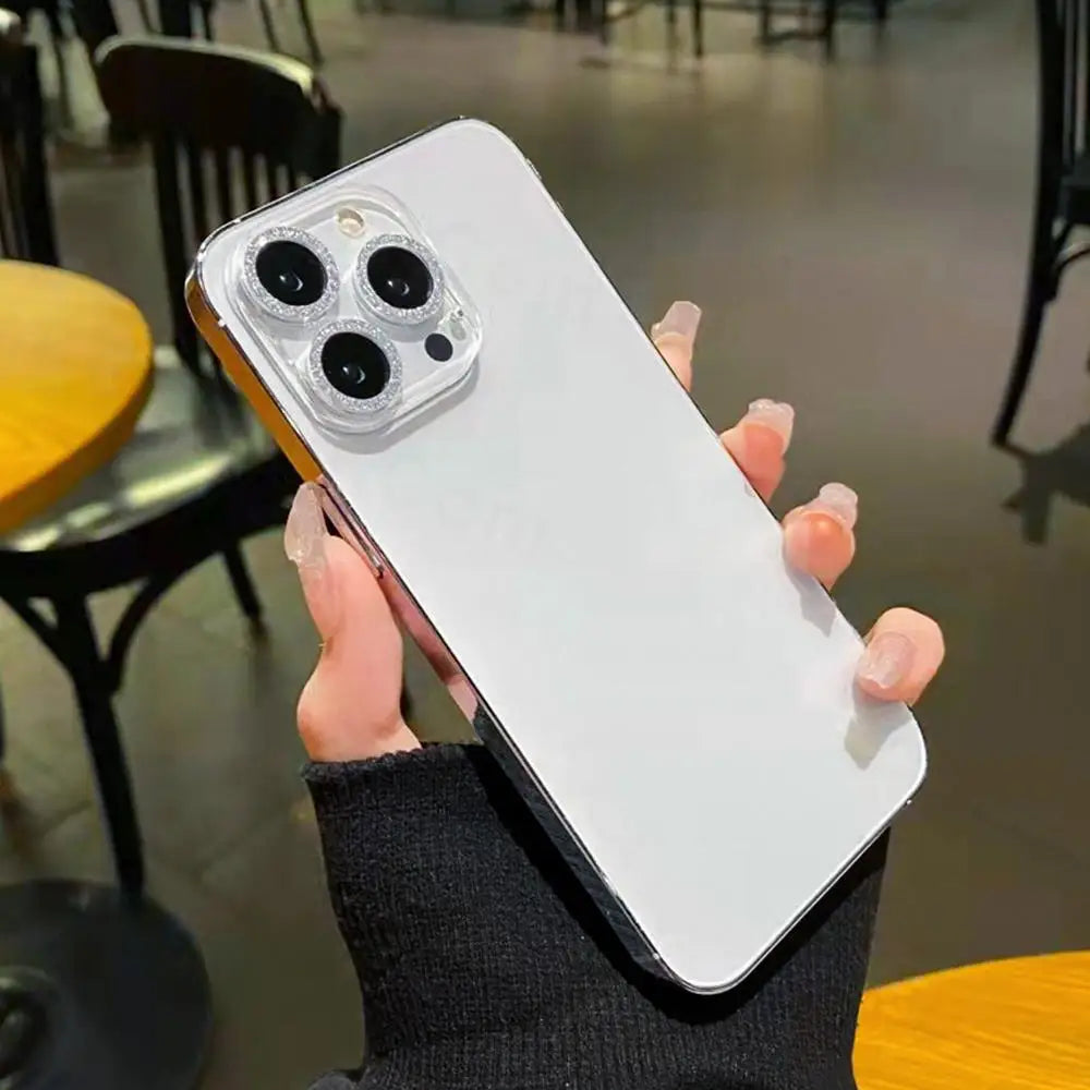 Glitzer Kamera Schutzglas iPhone