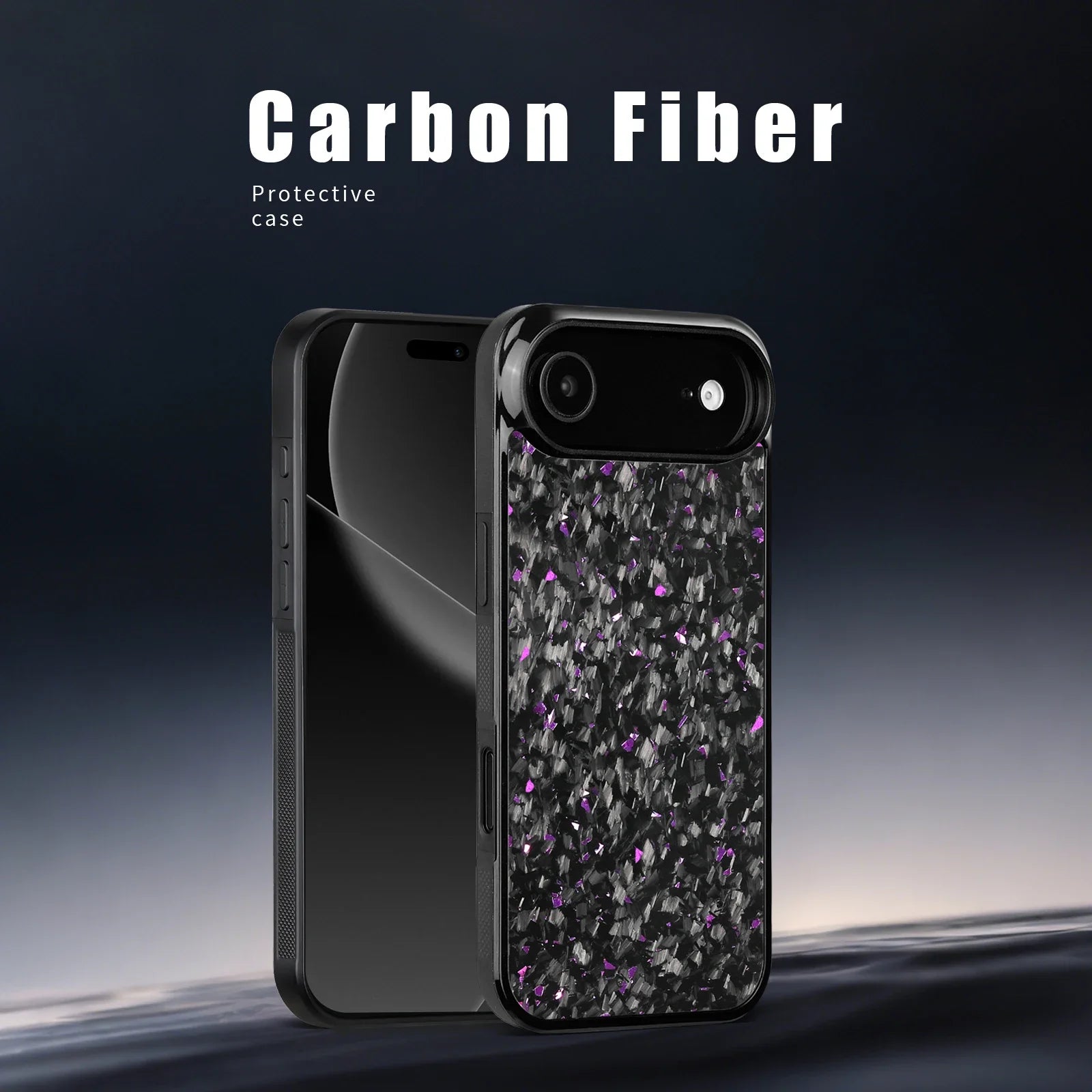 Schlanke MagSafe Kohlefaserhülle für iPhone 17