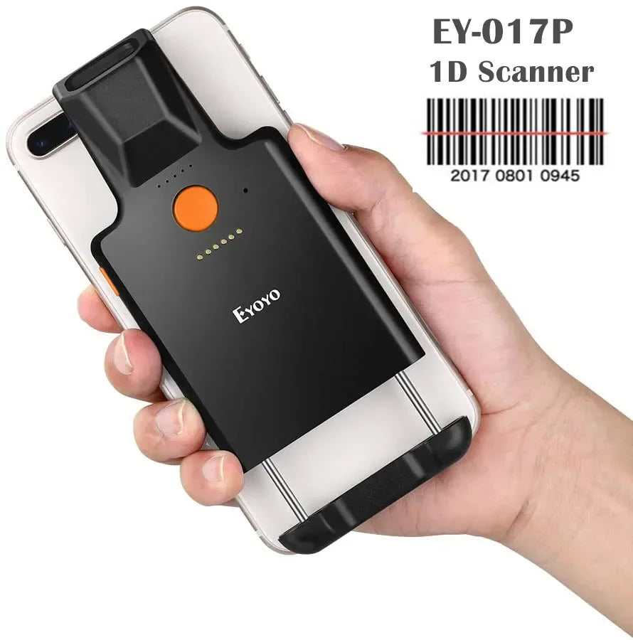 Portable 2D barcode scanner with USB & Bluetooth