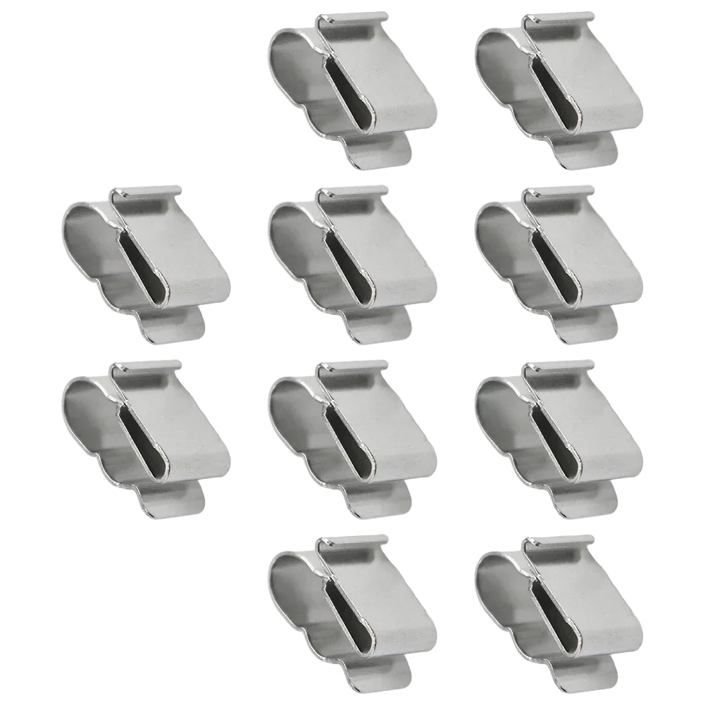 Solar Kabelclip Edelstahl für Kabelmanagement 10–100 Stück