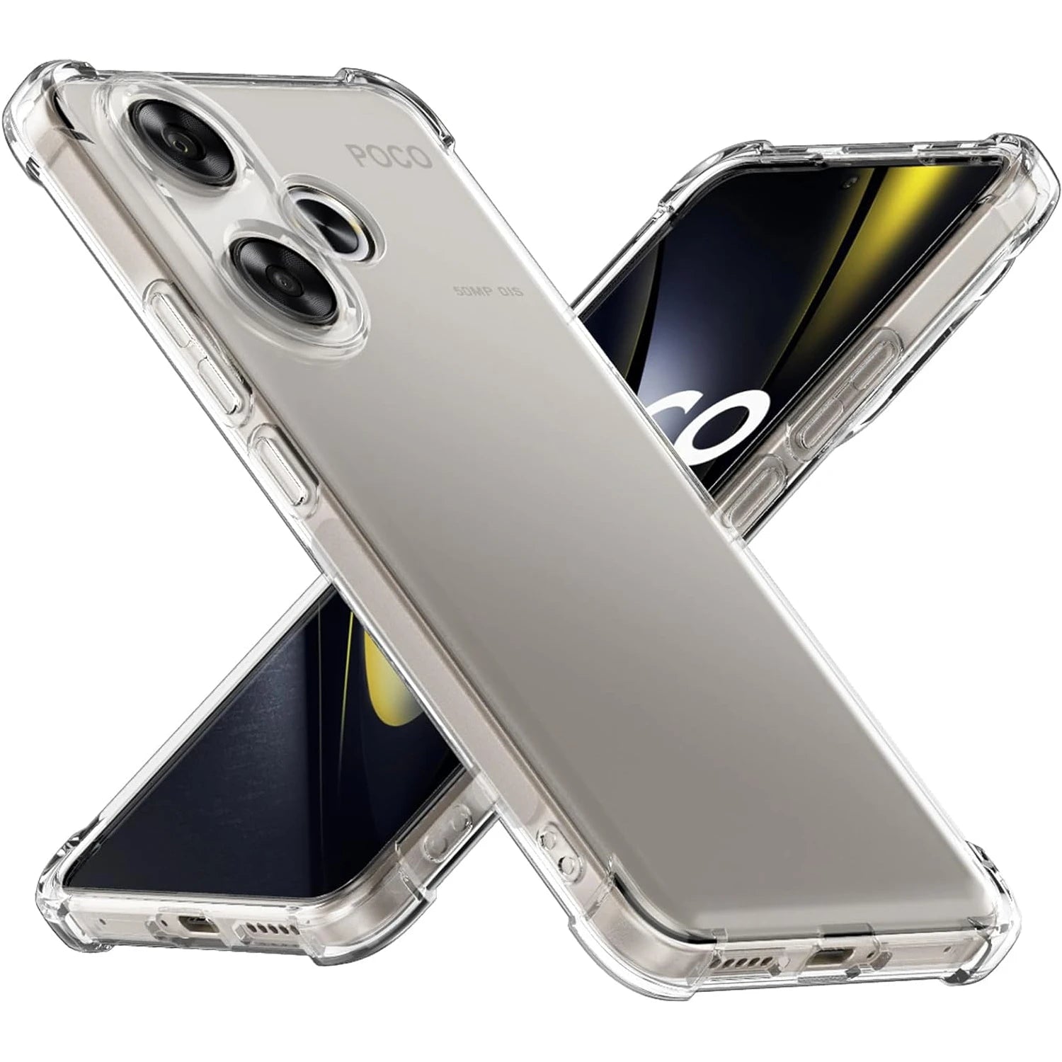 Stoßfeste TPU-Hülle für Xiaomi Poco F6 F5 X7