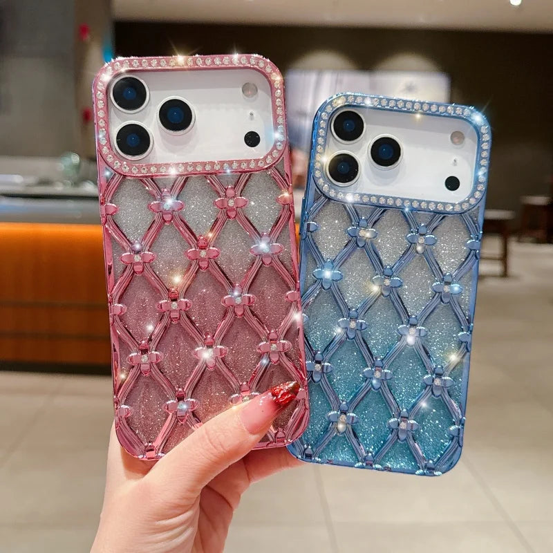 Luxus Bling Glitter Silikon Hülle für iPhone 17 Pro Max