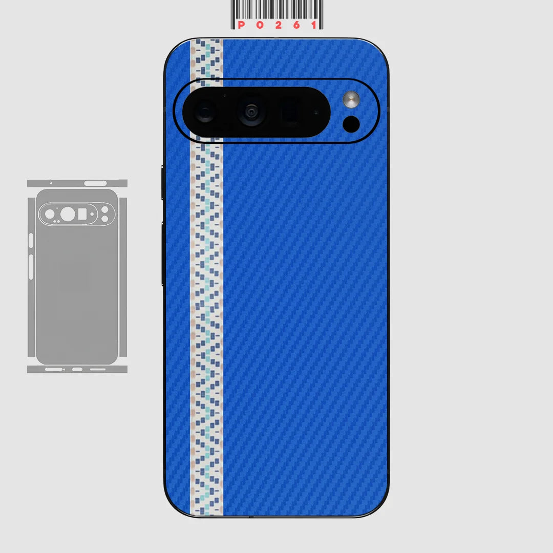 Kohlefaser Hautfolie für Pixel 9–7 Pro