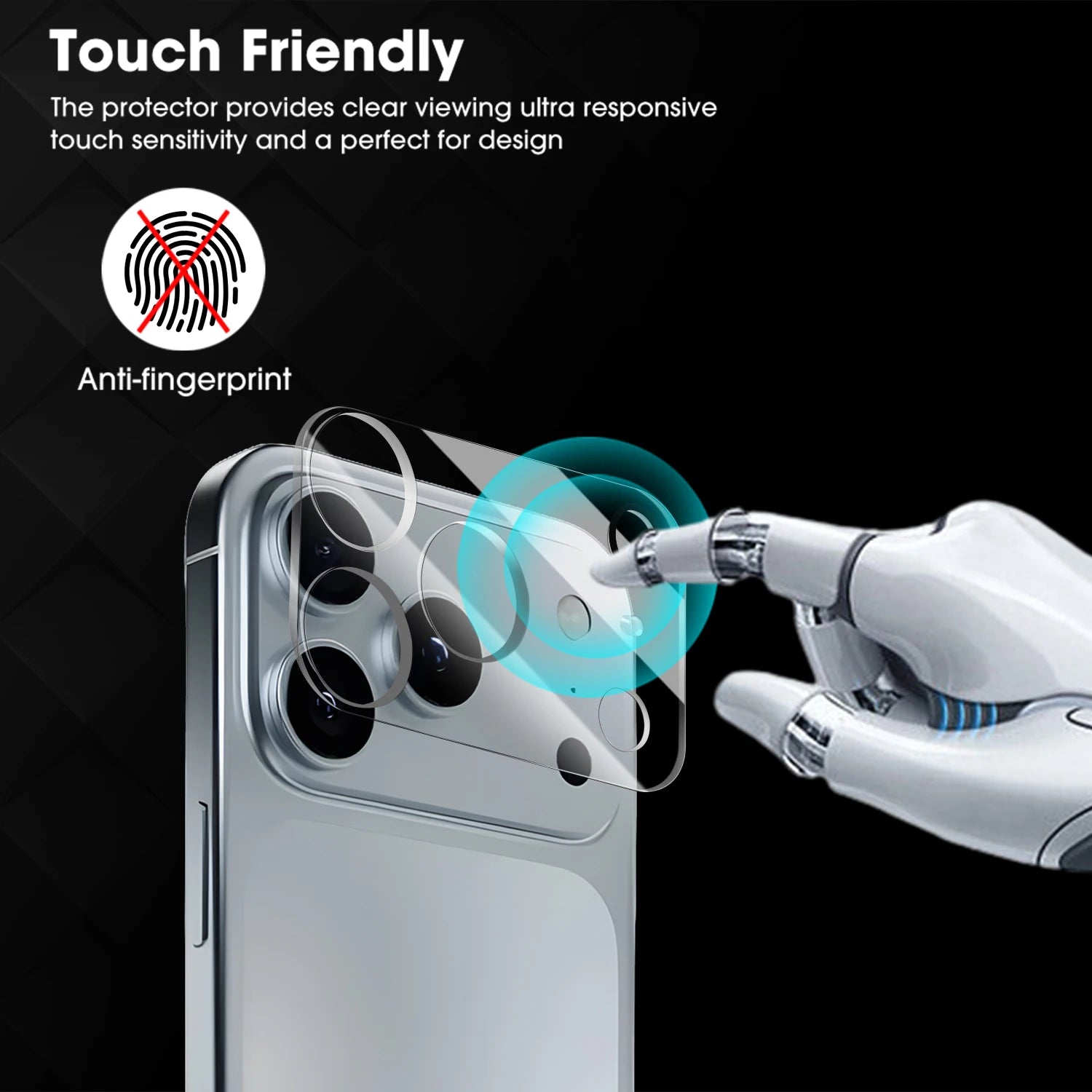 9H Panzerglas Kamera Schutzfolie für iPhone 17 Pro Max