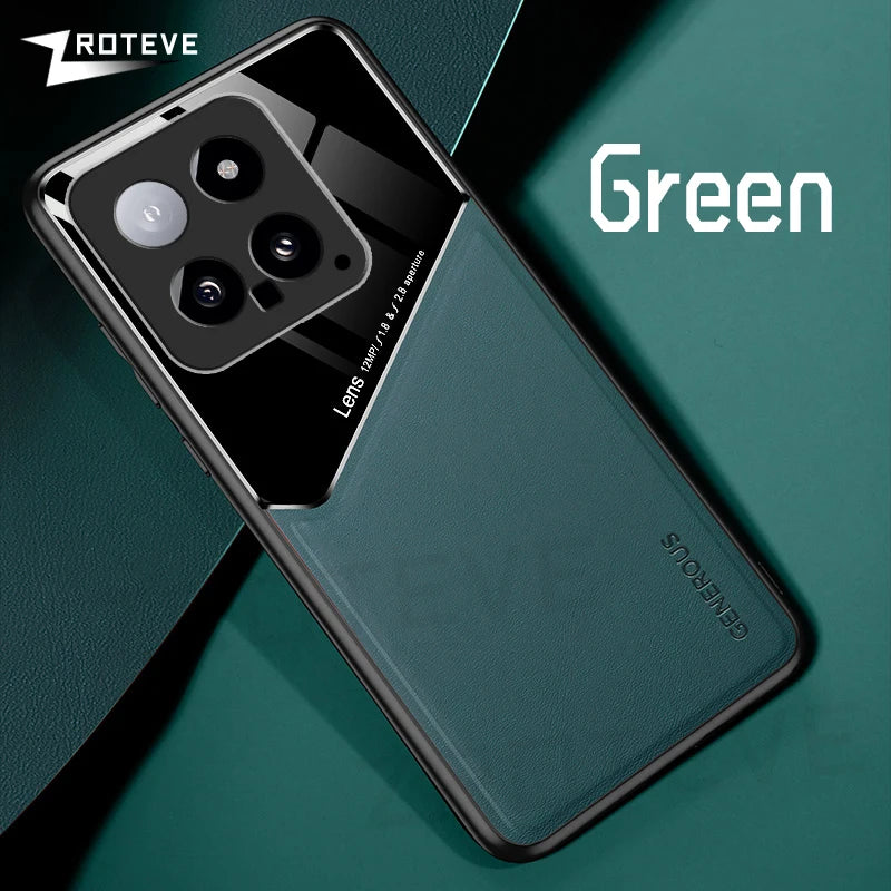 Xiaomi 14 PU Leder Hülle Magnetisch