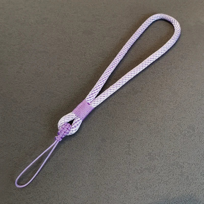 Handgewebtes Handy-Lanyard fürs Handgelenk – kurz & sicher