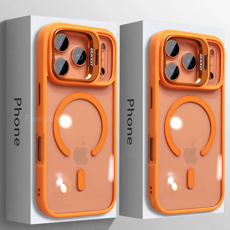 Magnetic case for iPhone 17 with lens protection