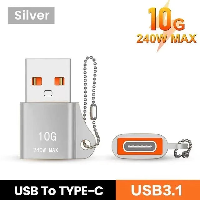 USB-zu-Typ-C Adapter 10A OTG Konverter