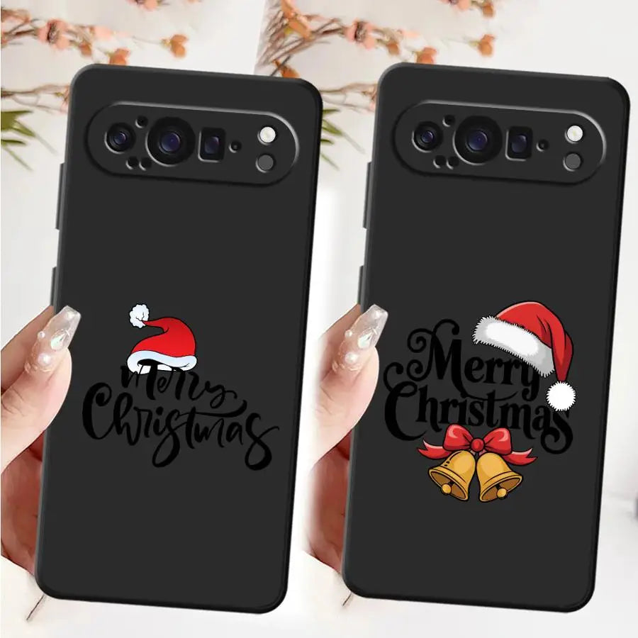 Black soft shell case for Google Pixel 8, 9 and 10