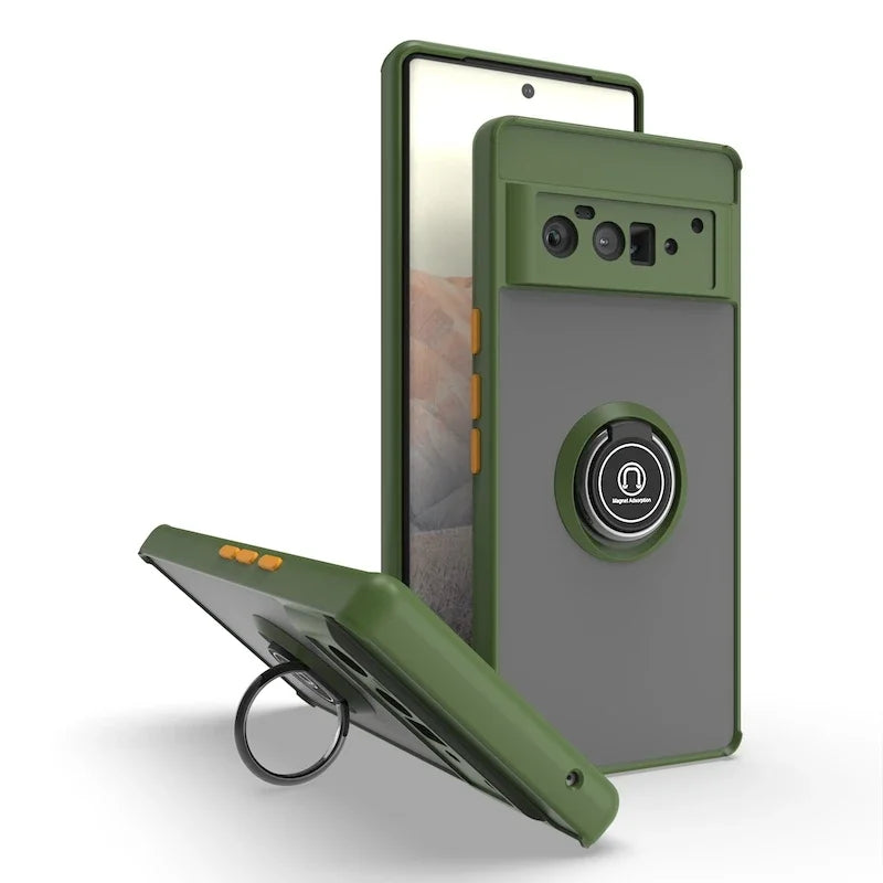 Pixel Hülle Matt mit Ring & Magnet