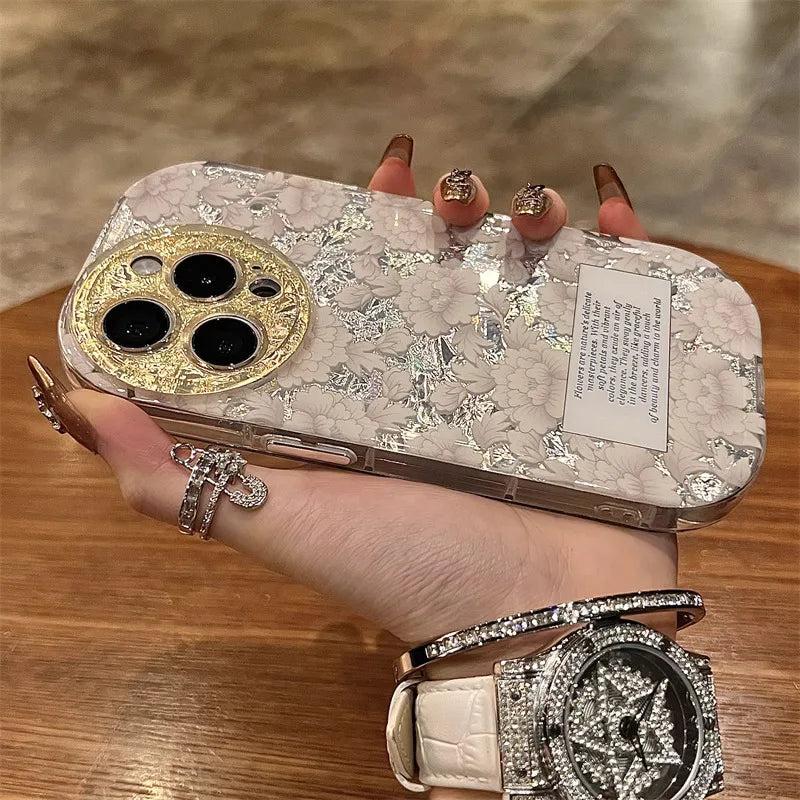 Glitzernde Silikonhülle für iPhone 17 Pro Max