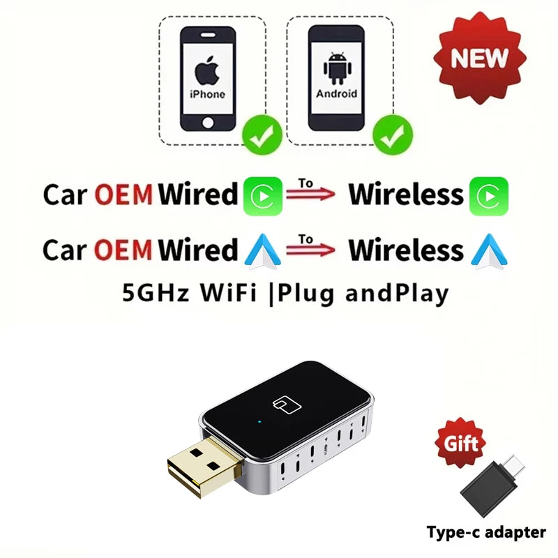 Mini CarPlay Box – kabellos für Audi & mehr