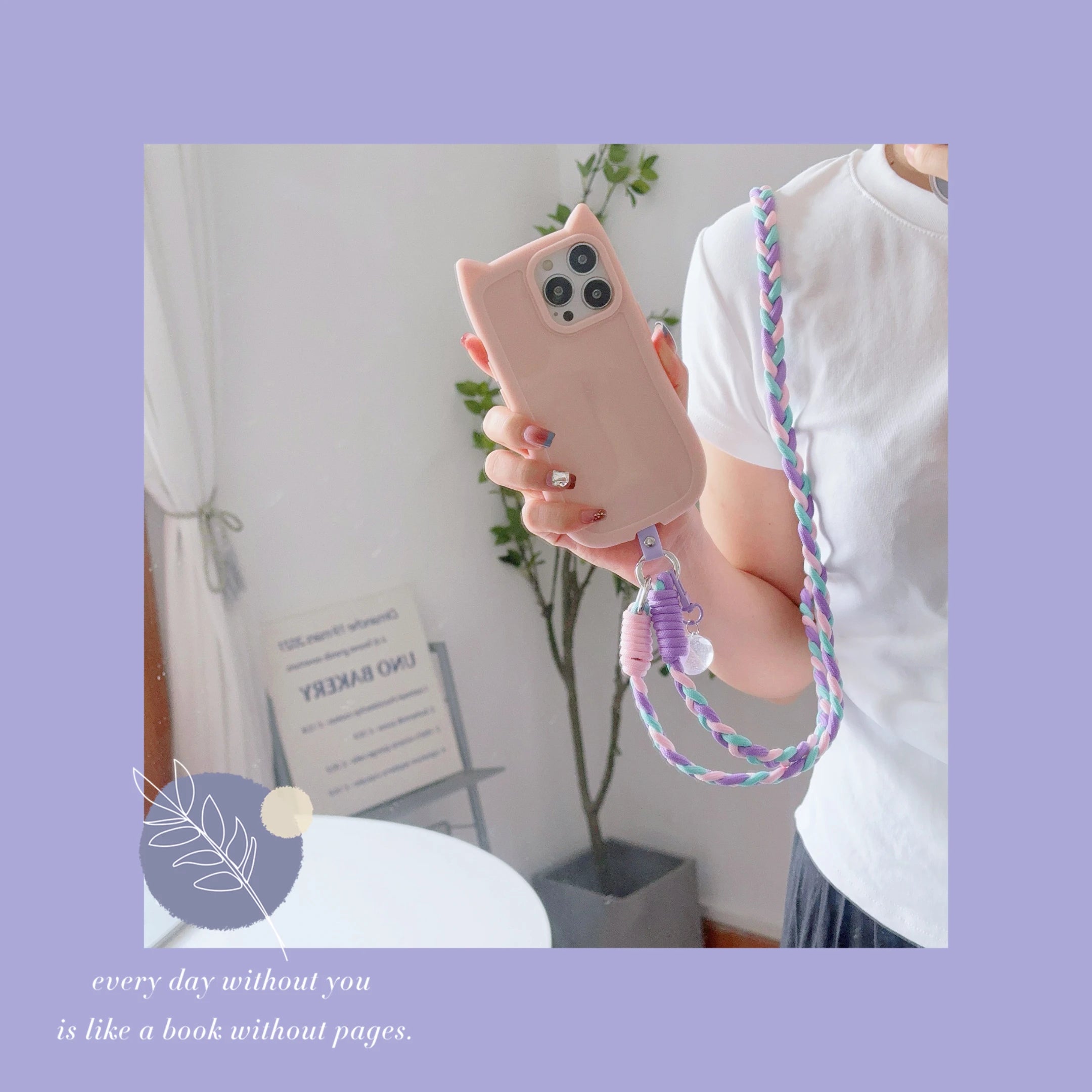 Kreatives Cartoon Handy Lanyard lang