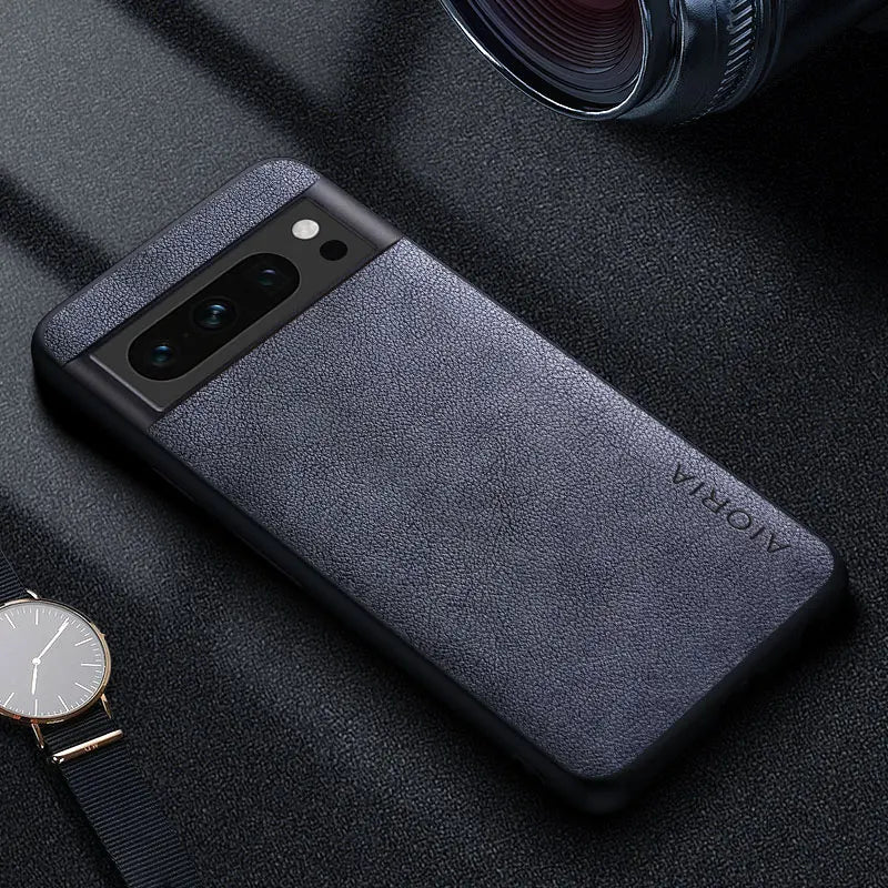 Premium Lederhülle für Google Pixel