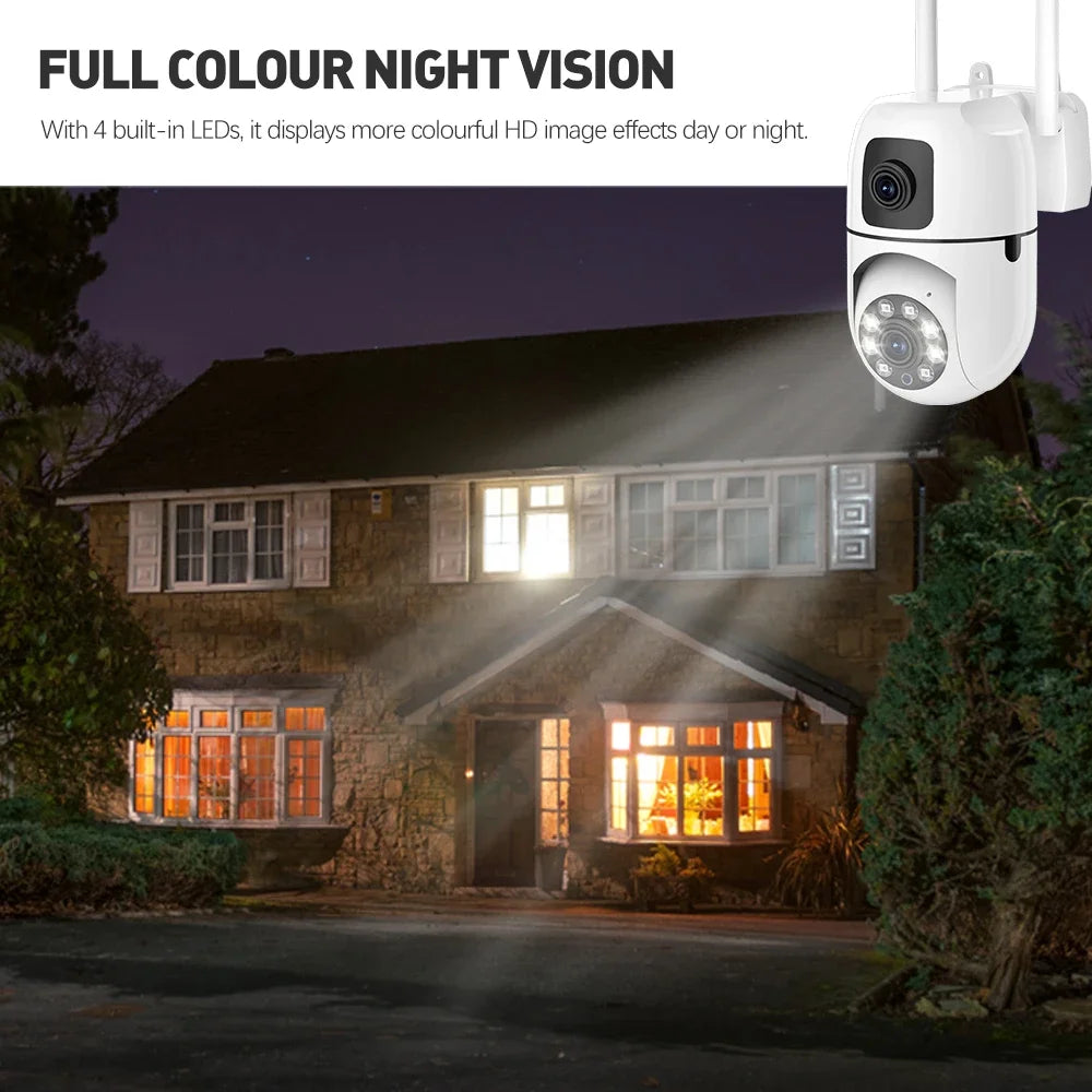 WiFi IP Kamera Dual Objektiv PTZ Indoor Monitor